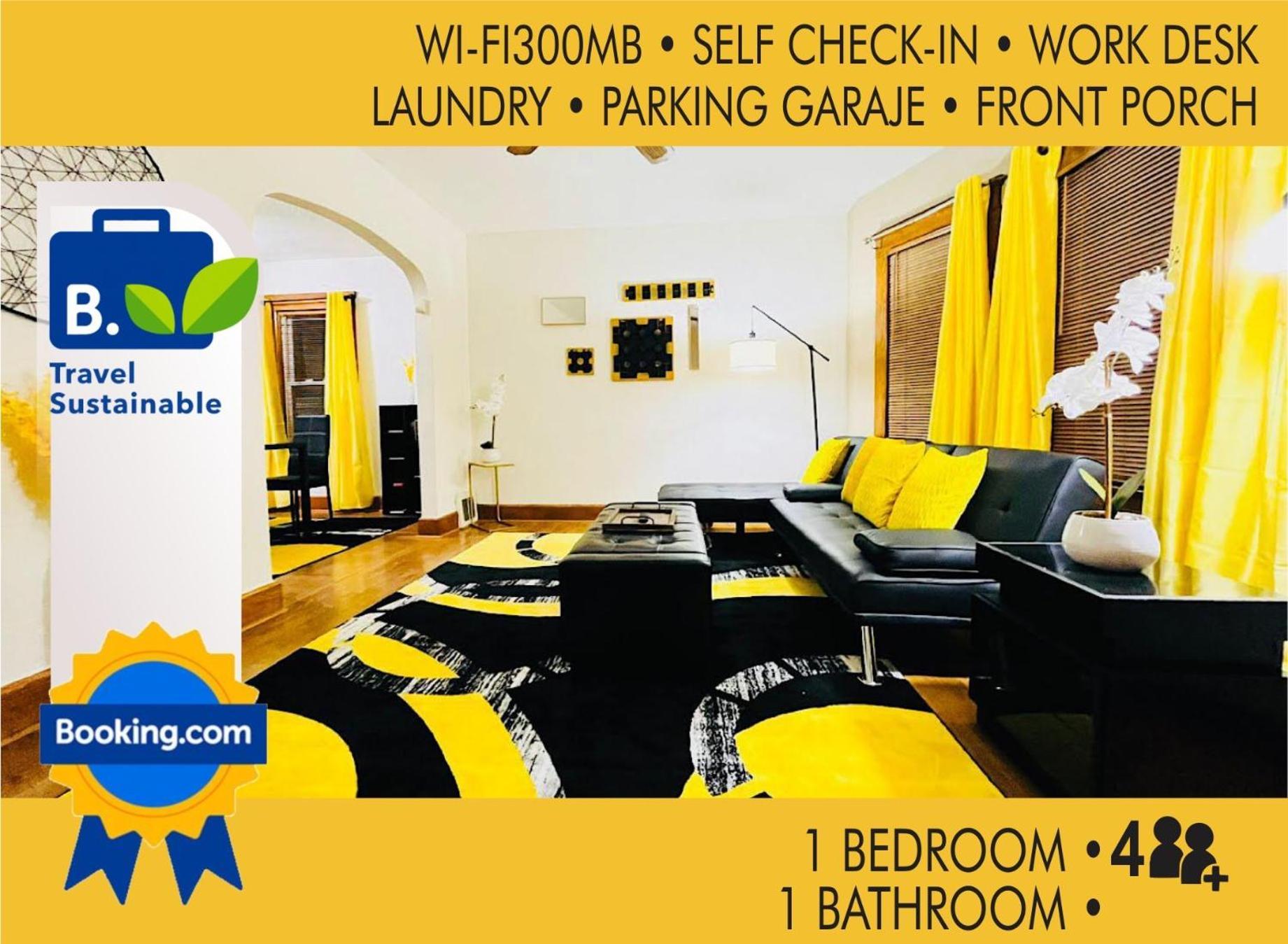 The Amber Retreat - Brooklyn Centre Comfort - Charming Space For Families, Couples & Business Travelers Near Downtown - With 300Mb Wifi, Parking & Self Check-In Cleveland Eksteriør billede