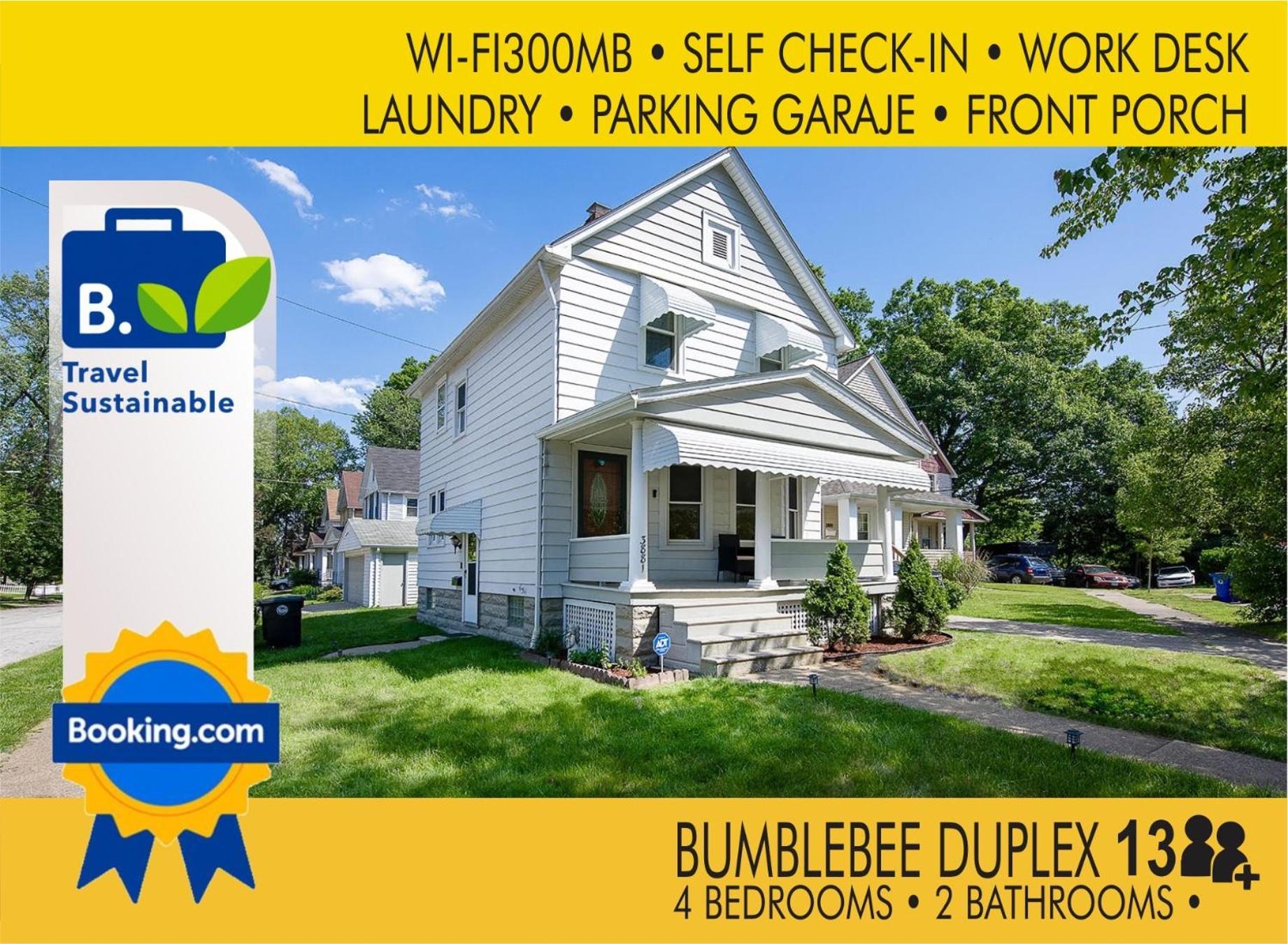 The Amber Retreat - Brooklyn Centre Comfort - Charming Space For Families, Couples & Business Travelers Near Downtown - With 300Mb Wifi, Parking & Self Check-In Cleveland Eksteriør billede